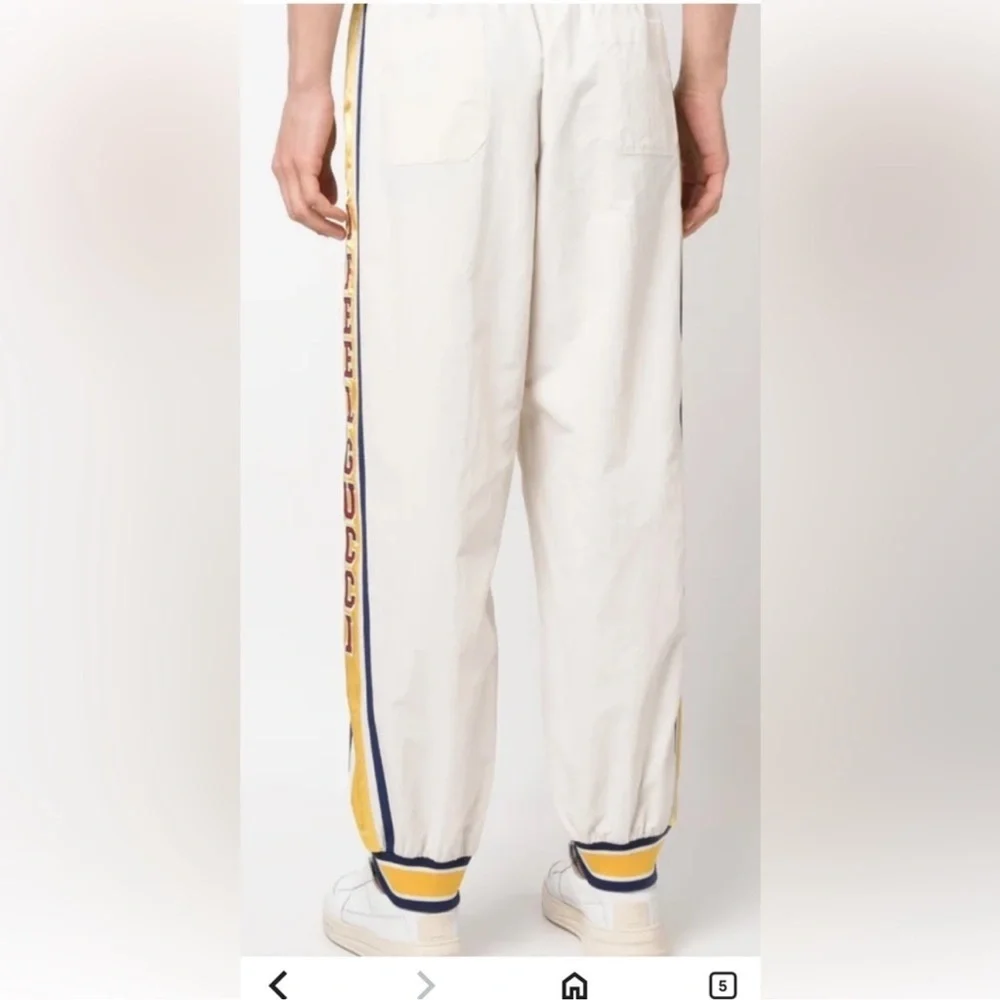 Men’s Gucci I feel Gucci track pants size XL made in Italy NWT